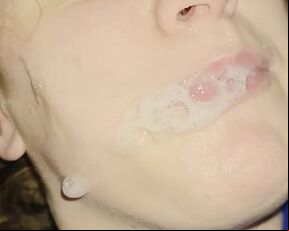 Cum diet for cock queen EllieMae Plays